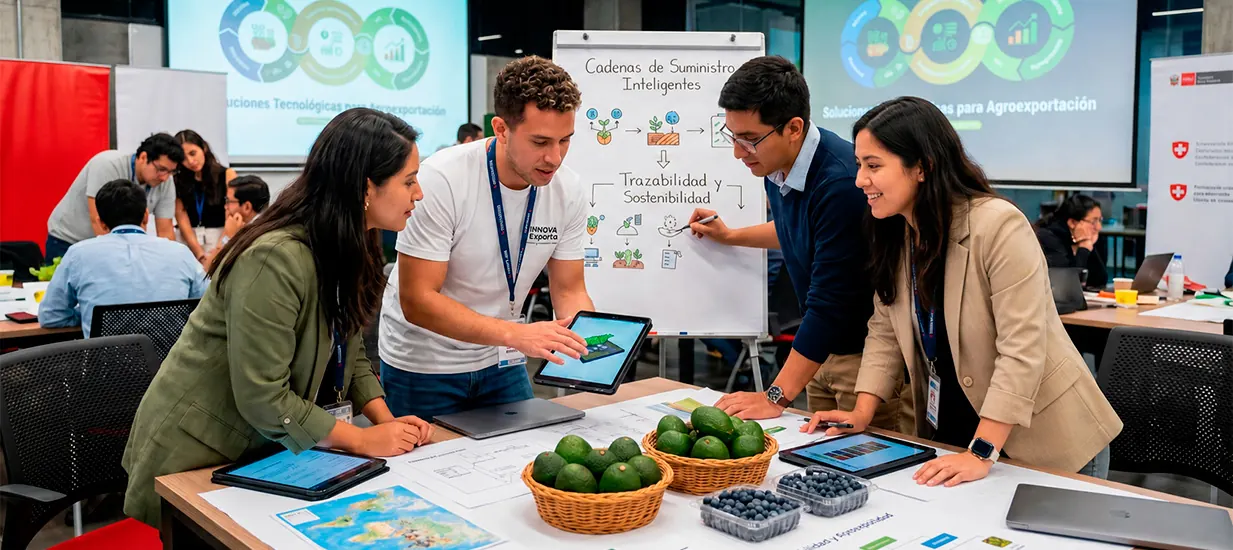Hackathon Innova Exporta 2026 conectó startups con desafíos actuales del sector agroexportador