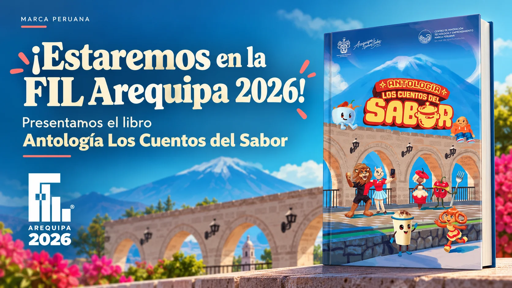 ¡Los sabores de Arequipa también cuentan historias! Nos vemos en la FIL Arequipa 2026